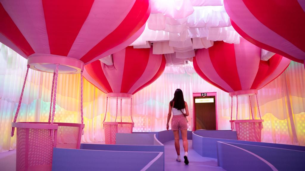 Sala interactiva amb globus gegants de House of Candy