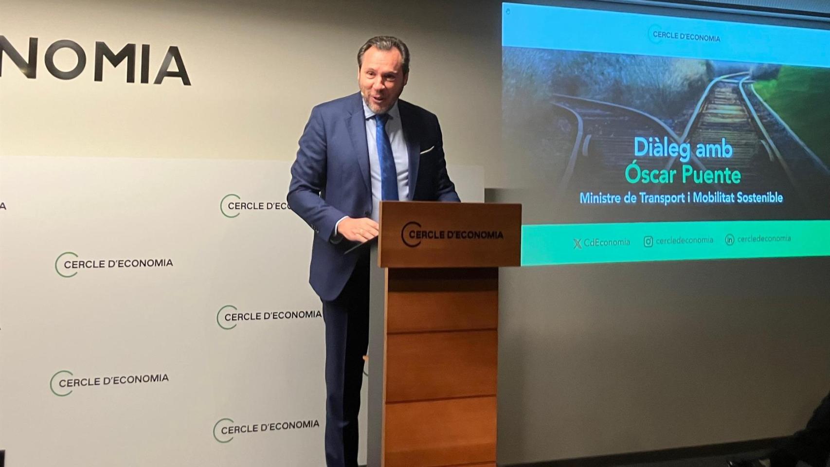 El ministro de Transporte y Movilidad Sostenible, Óscar Puente