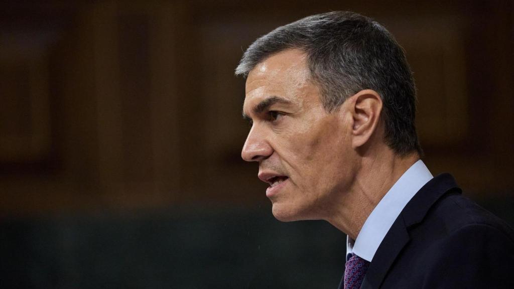 El presidente del Gobierno, Pedro Sánchez, durante un pleno extraordinario, en el Congreso de los Diputados, en una imagen de archivo