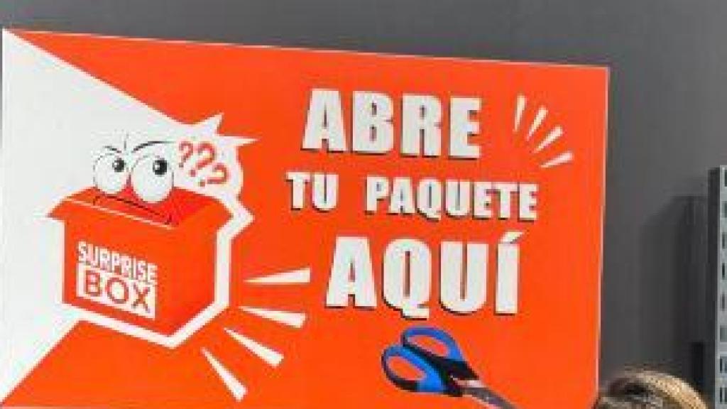 Surprise Box en imagen de archivo de redes sociales