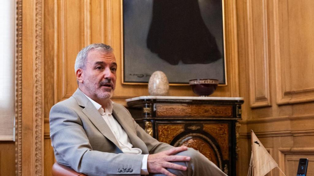 Jaume Collboni durante la entrevista con Metrópoli