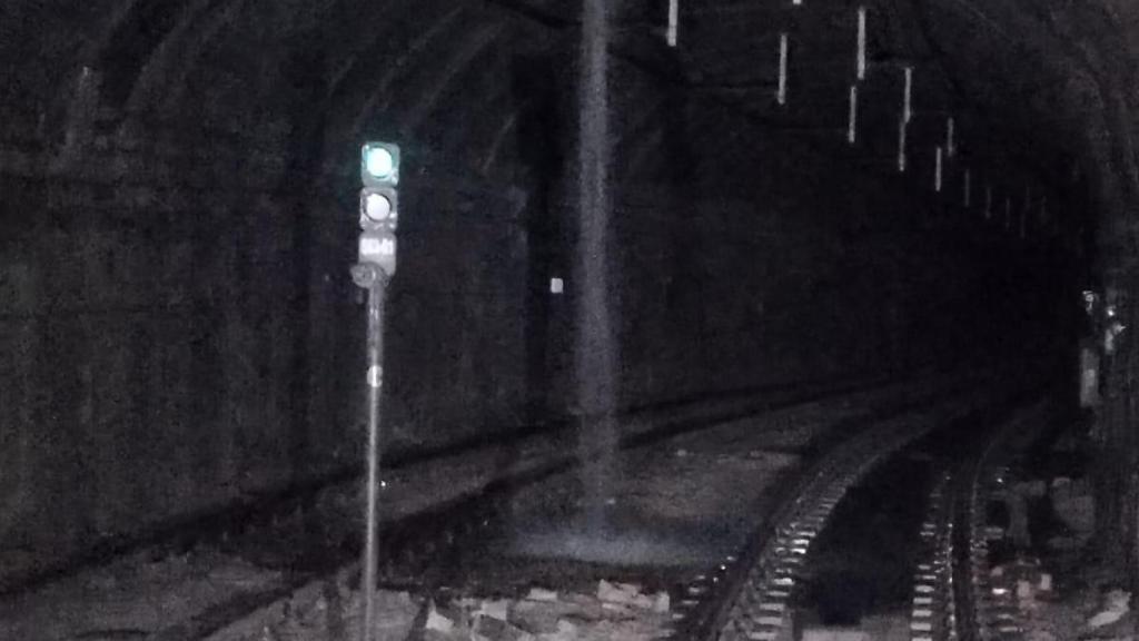 Imagen del interior de la Línea 3 del metro de Barcelona