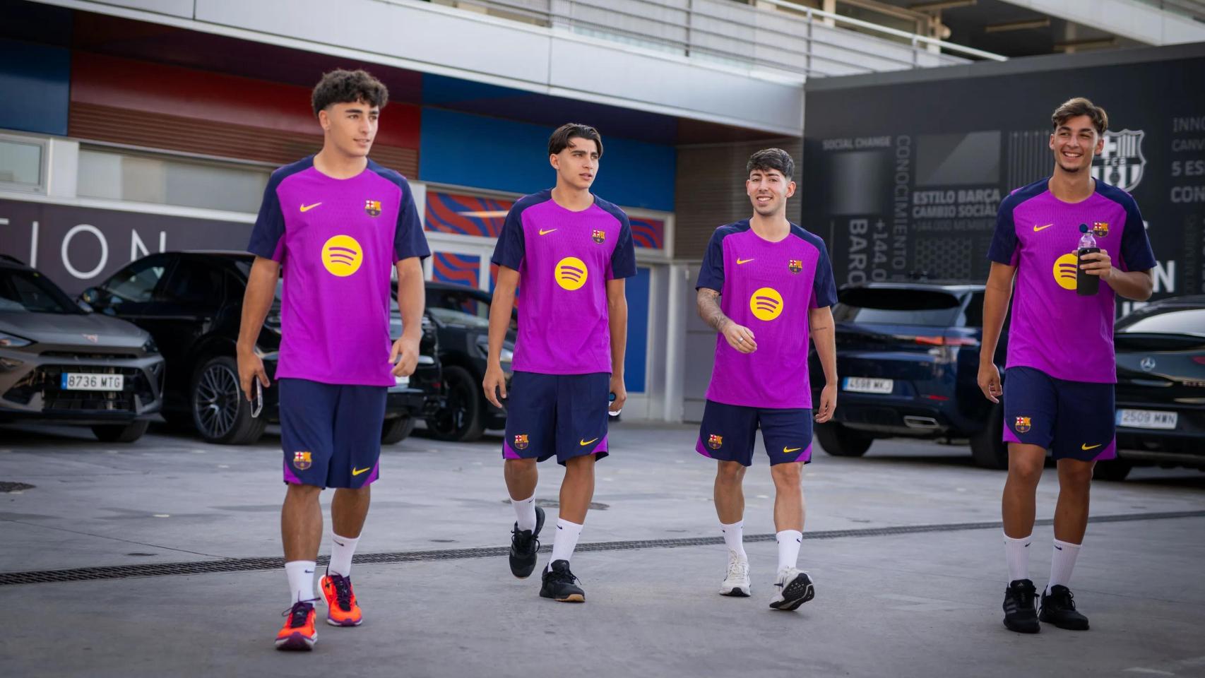 Jan Virgili, Toni Fernández, Dani Rodríguez y Guille Fernández pasan la revisión médica del Barça