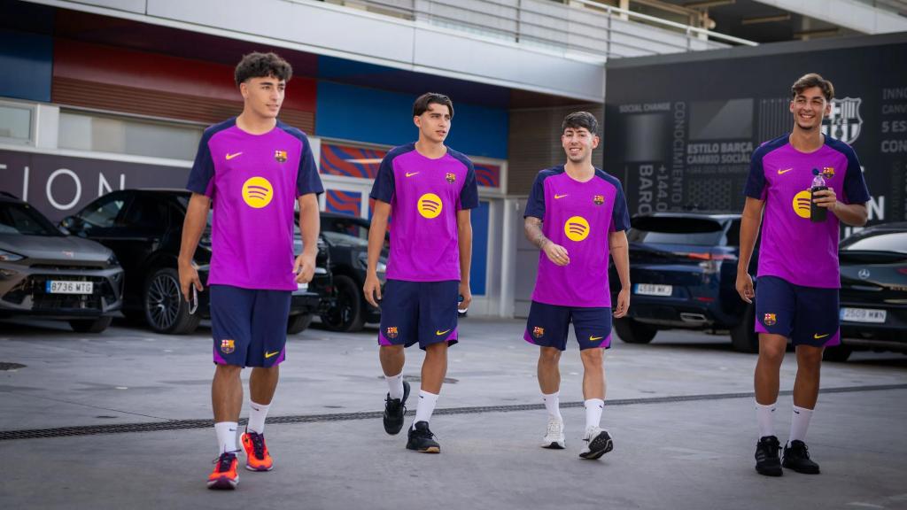 Jan Virgili, Toni Fernández, Dani Rodríguez y Guille Fernández pasan la revisión médica del Barça
