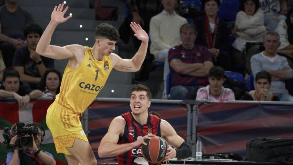 Gabriele Procida, en un partido de Euroliga contra Baskonia