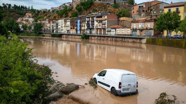 Inundaciones en Súria (Barcelona) tras los efectos de la DANA del sábado, 12 de julio de 2025