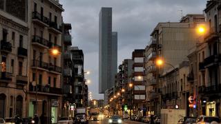 Imagen del Poblenou, desde la calle Pere IV