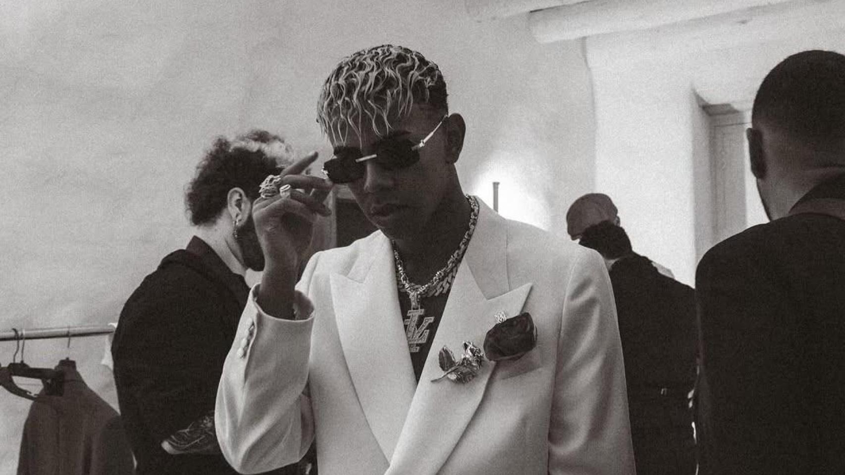 Lamine Yamal, vestido de mafioso en su fiesta de cumpleaños