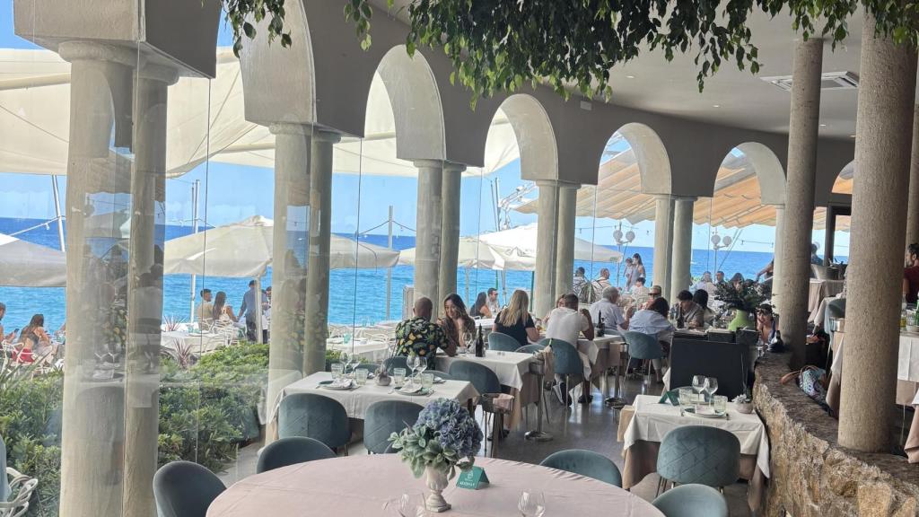 Deco, en el restaurante La Cúpula, en el Garraf