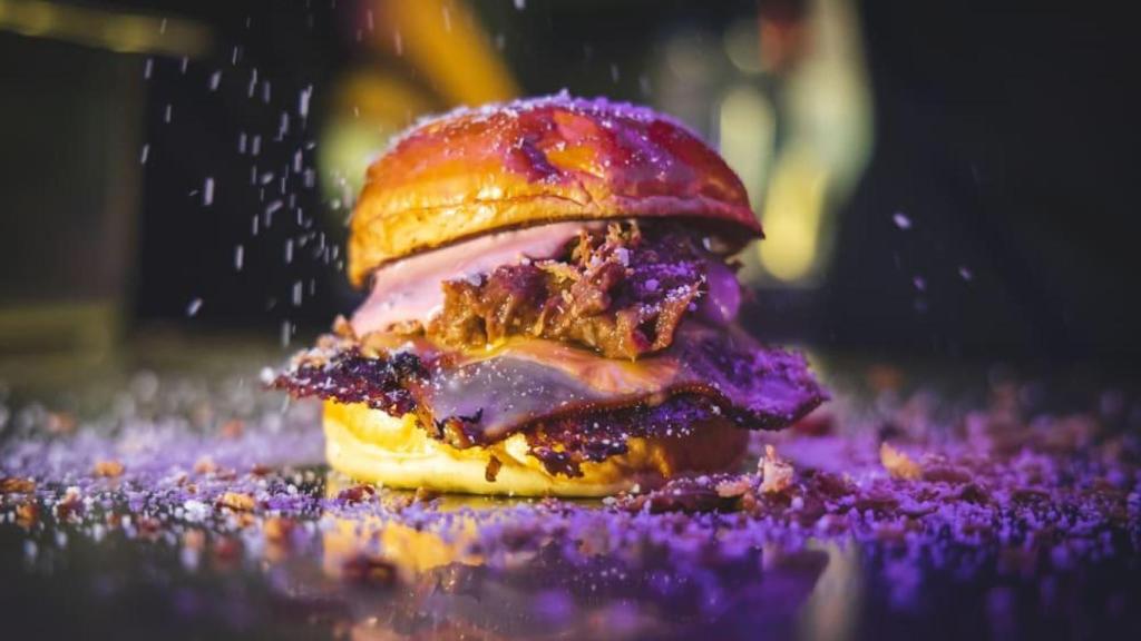 Una hamburguesa de una edición pasada de The Champions Burger