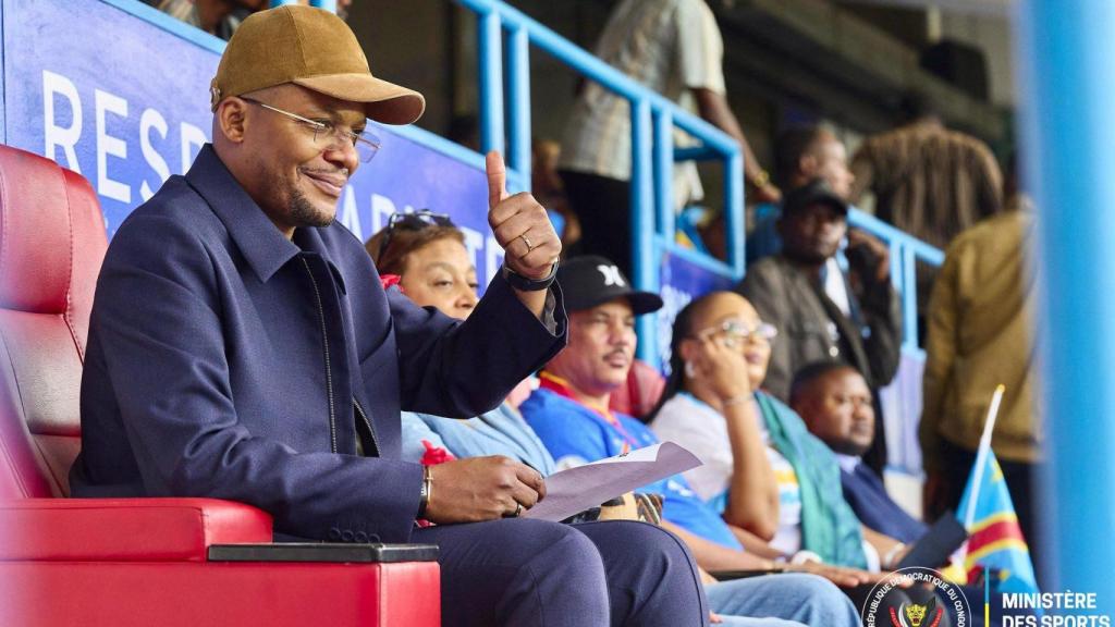 Didier Budimbu, ministro de Deportes y Entretenimiento del Congo