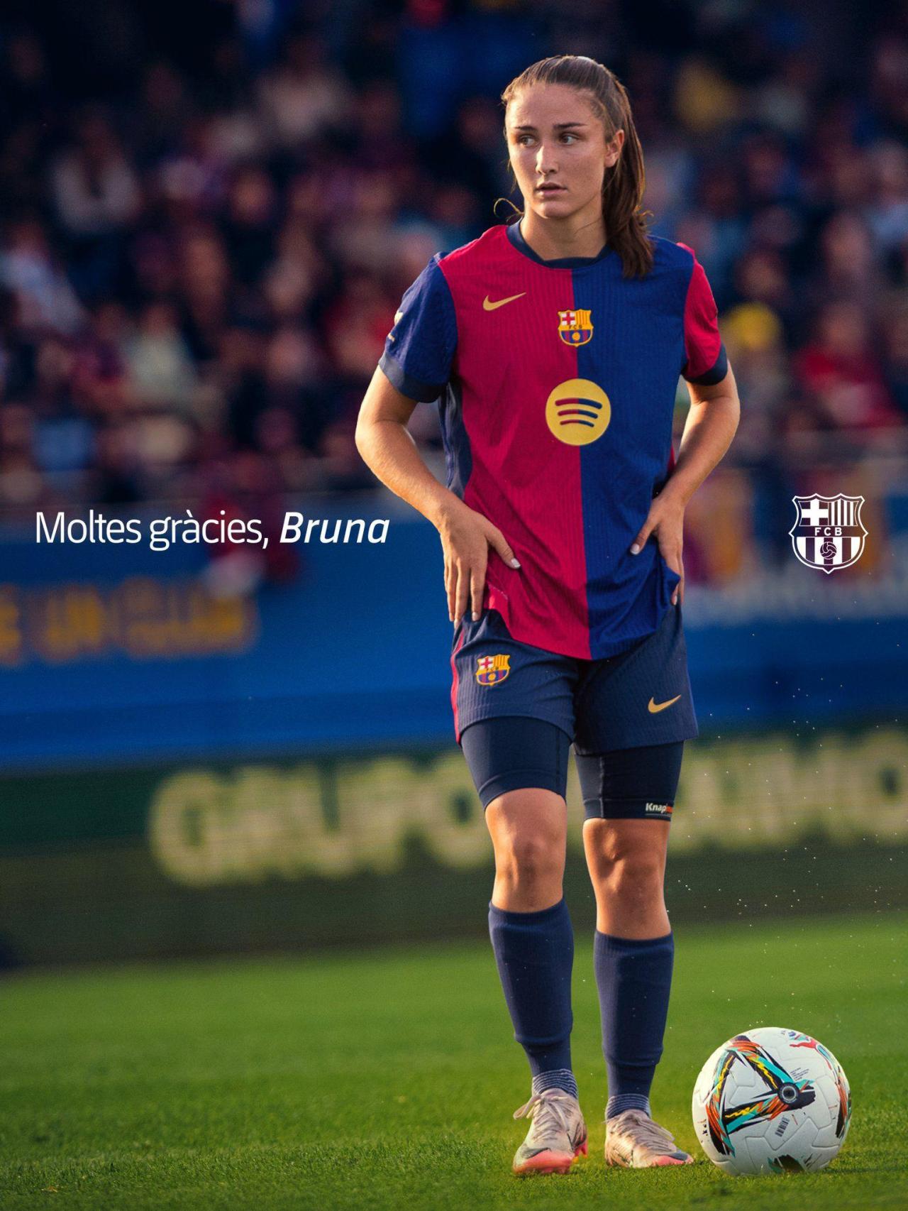 El Barça femenino anuncia el traspaso de Bruna Vilamala al Club América