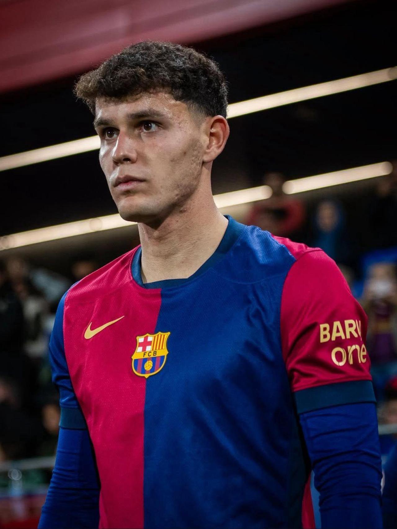 'Trilli' en un partido con el Barça B