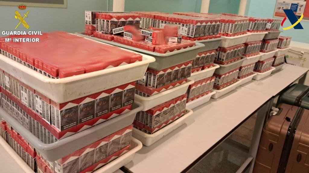 Cajetillas de tabaco incautadas