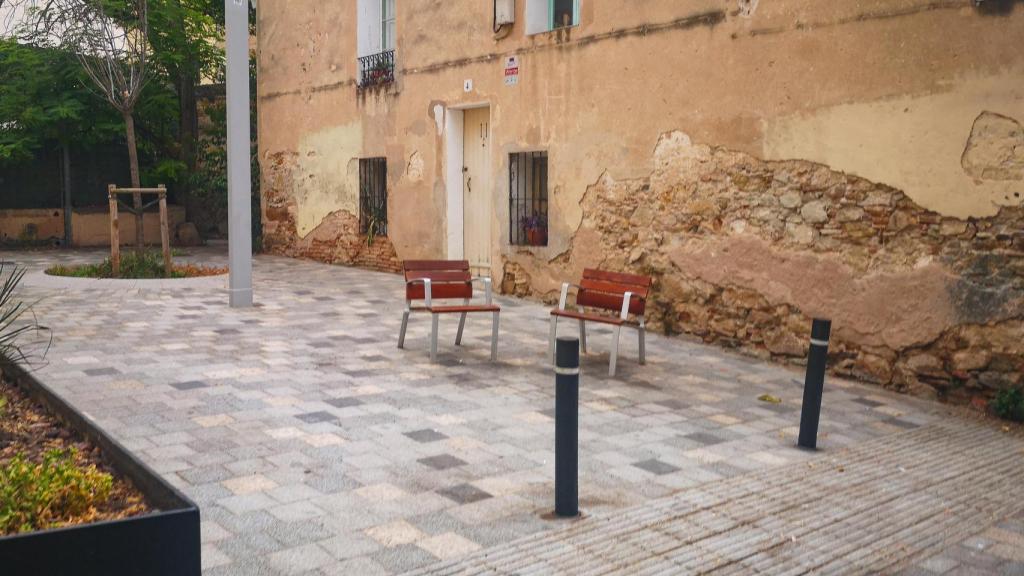 La plaza d'Amich, en Sarrià