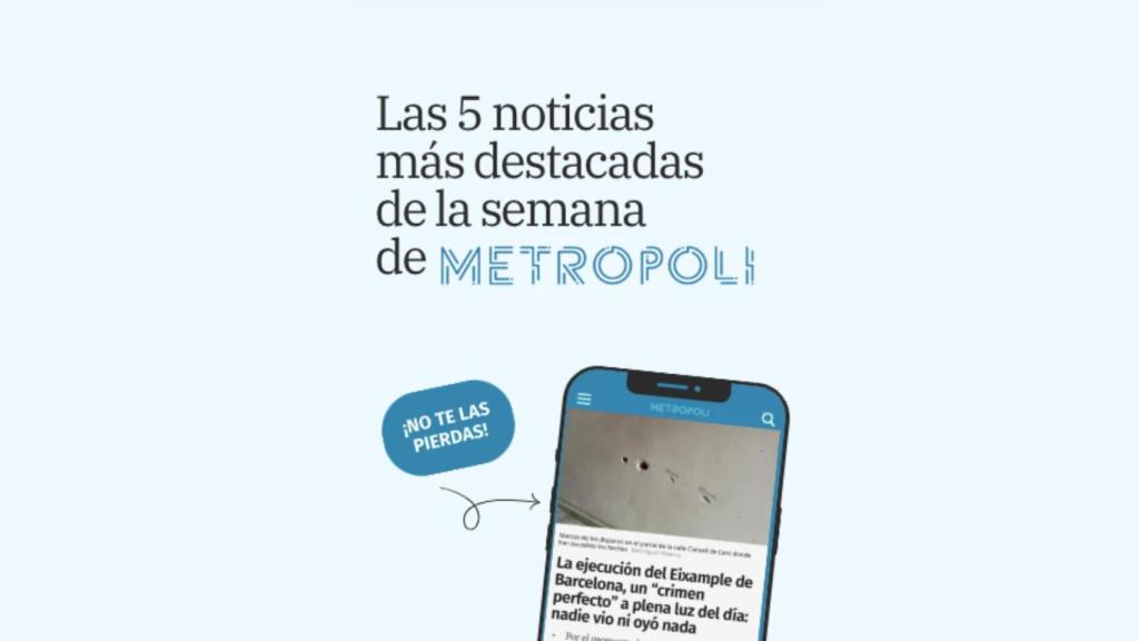 Fotomontaje de las cinco noticias más destacadas de la semana en Barcelona (y alrededores)