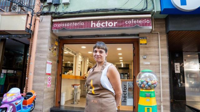 Ana Ruiz, propietaria de la croissantería Héctor de Gavà