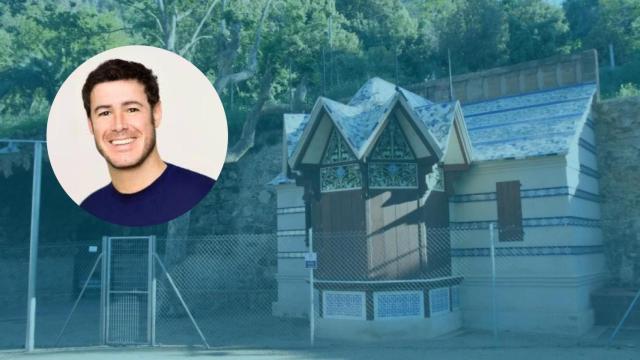 Fotomontaje de Iván Lavanda con una imagen de la Font d'en Fargues, en Horta