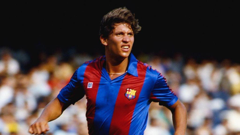 Gary Lineker en su etapa como jugador del FC Barcelona