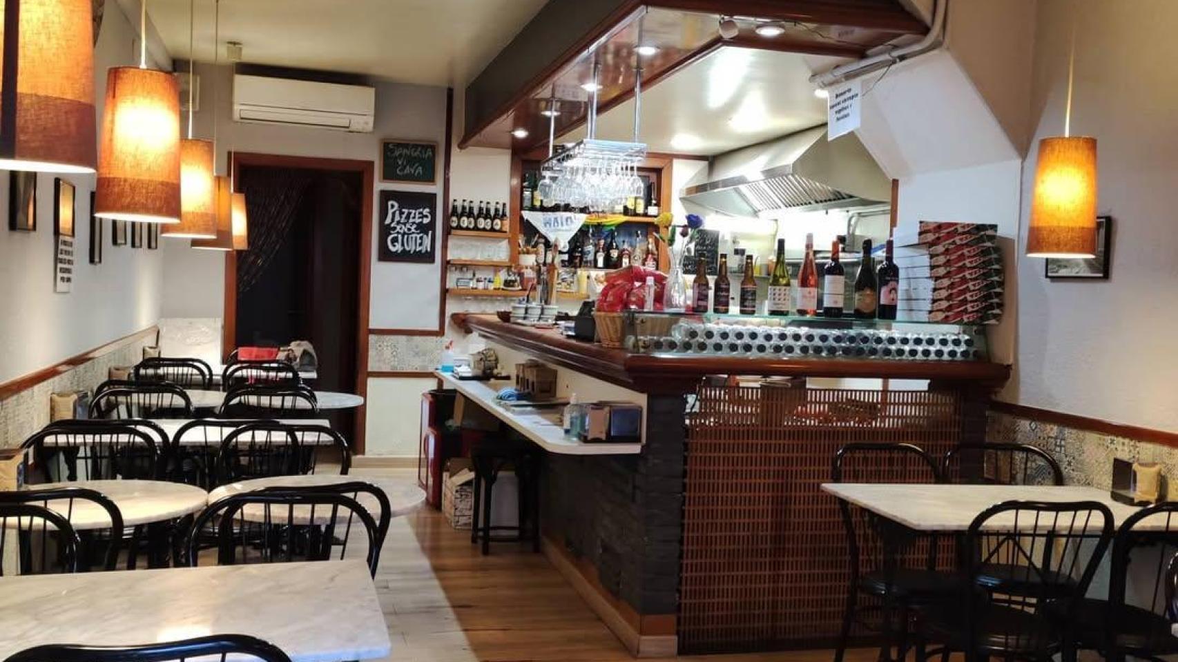 Interior del restaurante El Neruca de Badalona