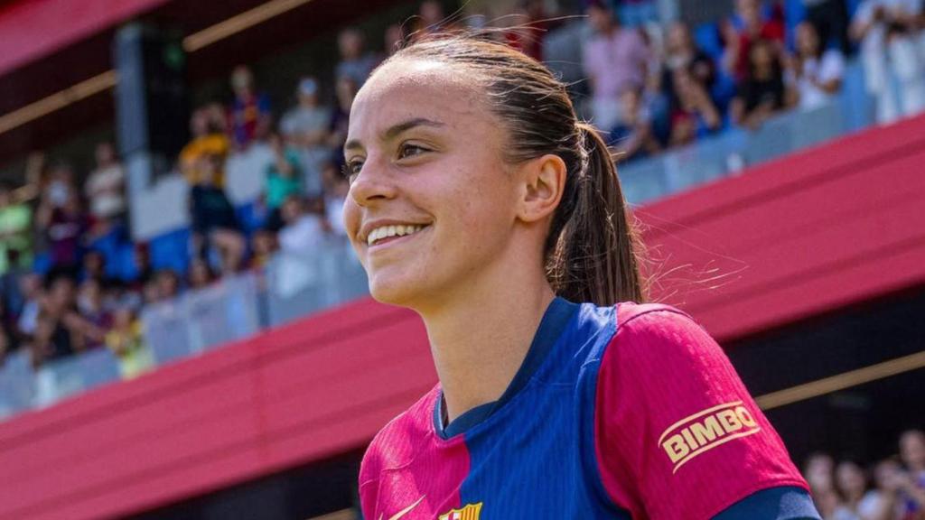 Clara Serrajordi en su debut con el Barça Femenino