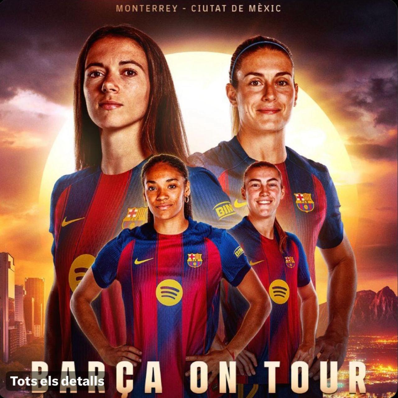 El Barça Femenino anuncia el inicio de su pretemporada en México