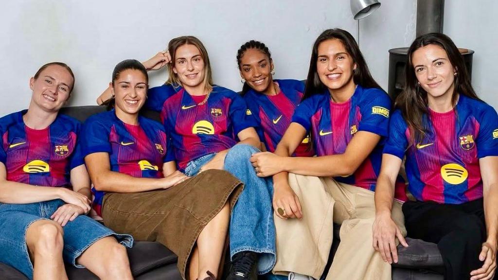 El Barça Femenino presenta las camisetas para el curso 2025-26
