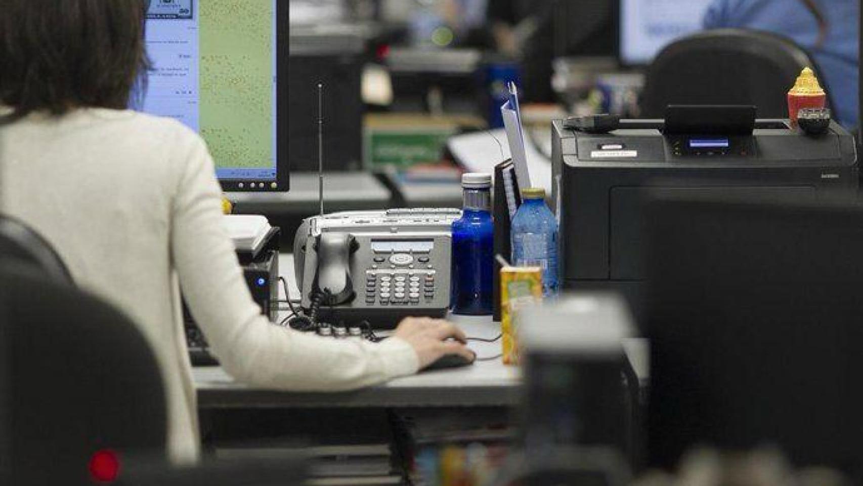 Empleada en una oficina