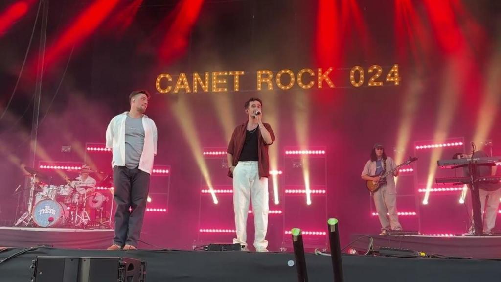Actuación de The Tyets en Canet Rock de 2024