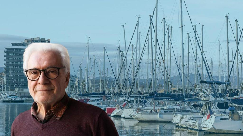 Montaje con la ciudad donde nació Lluís Marco