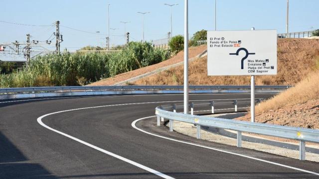 Vista de la nueva vía