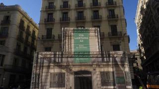 Edificio de la jefatura de la polícia en Via Laietana