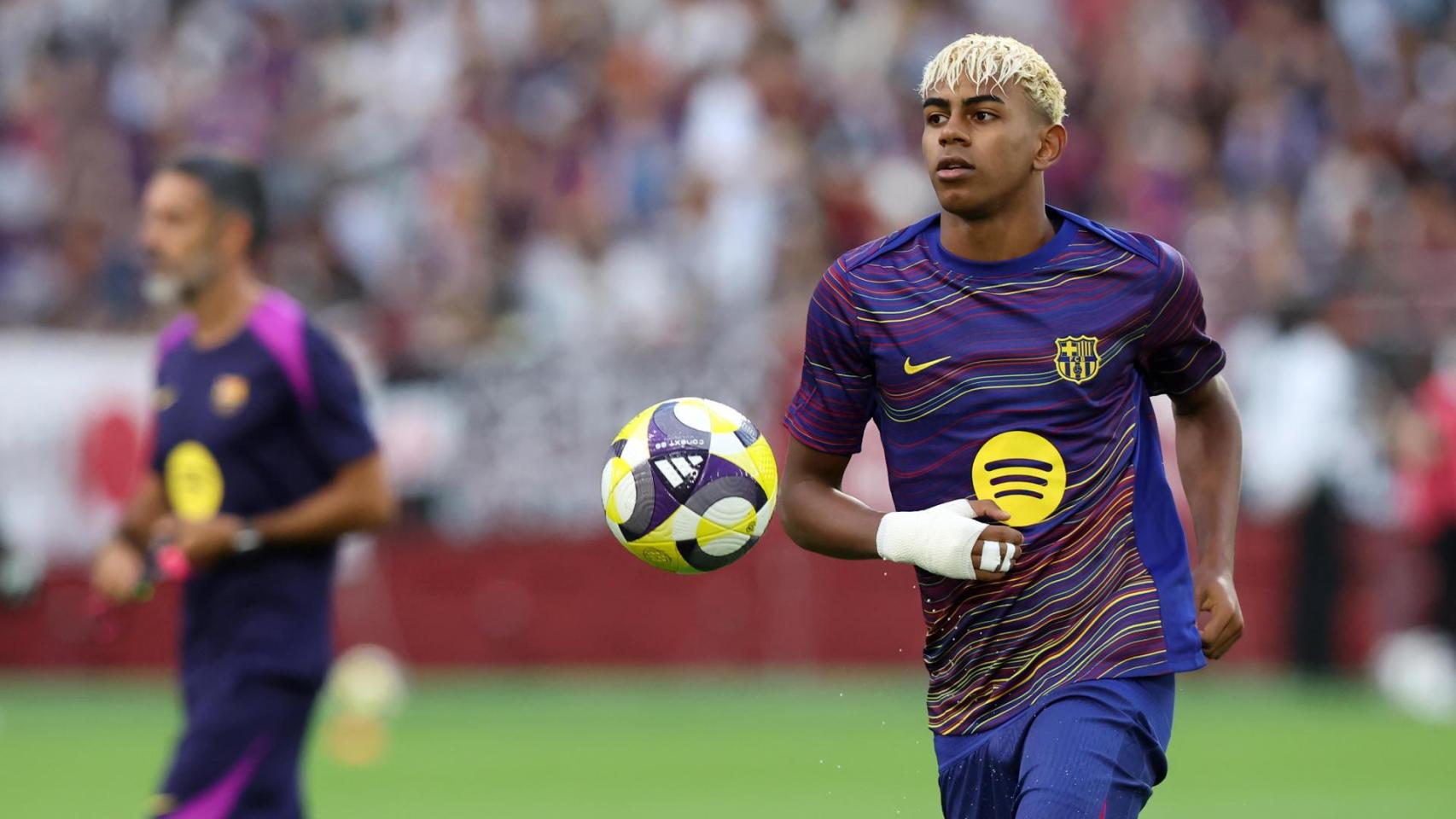 Lamine Yamal, en Kobe