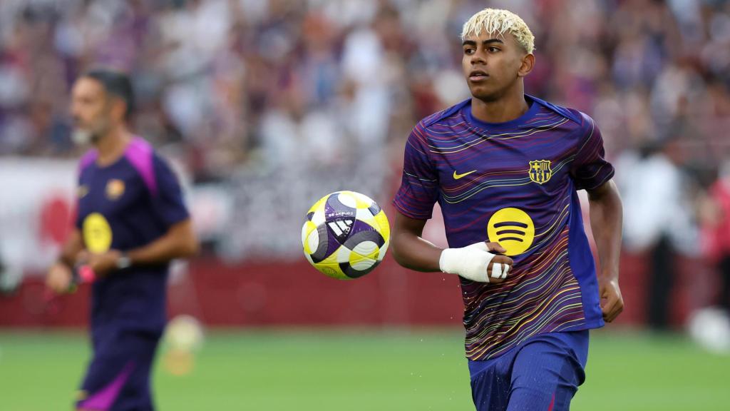 Lamine Yamal, en Kobe