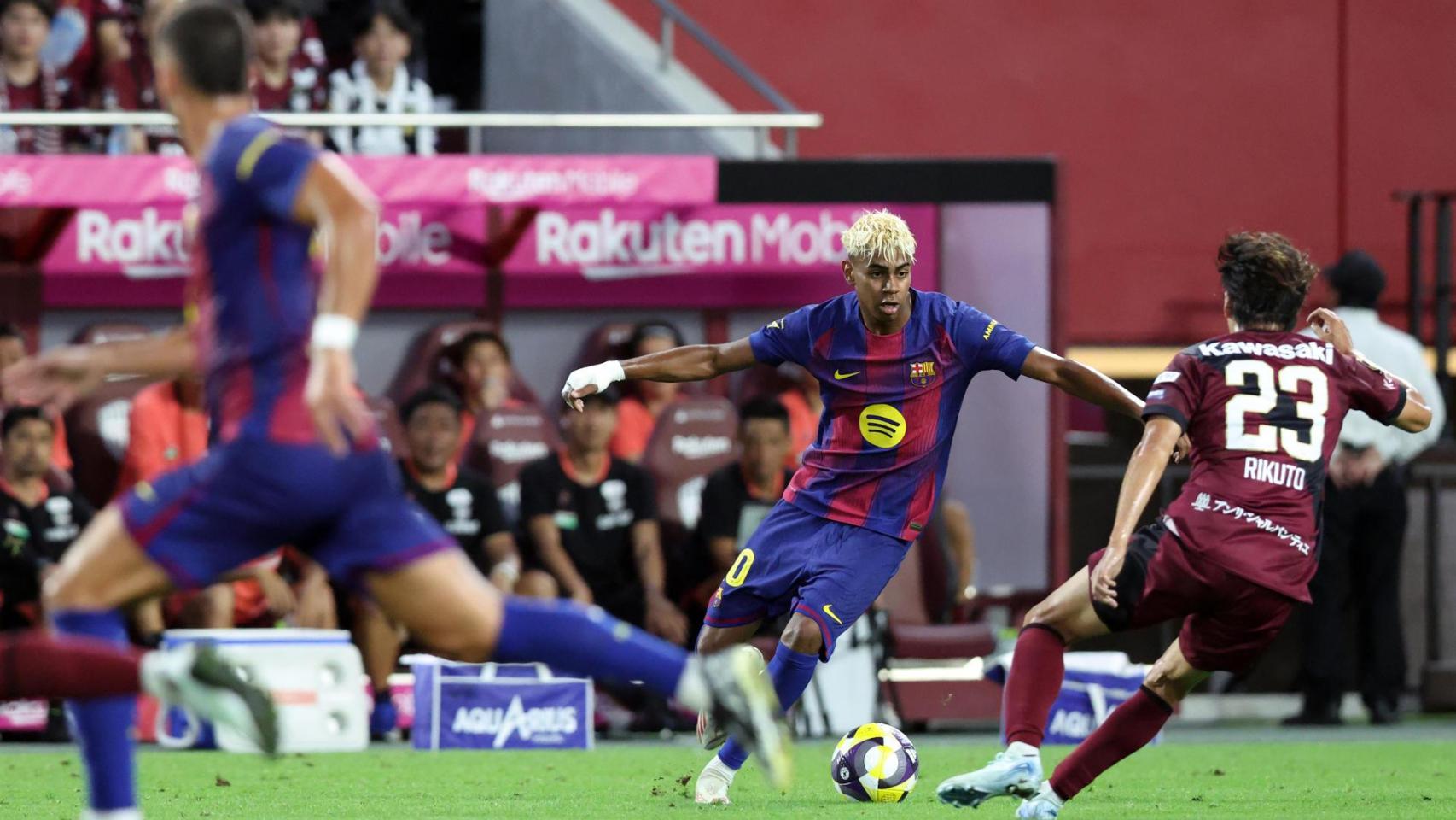 Lamine Yamal, ante el Vissel Kobe