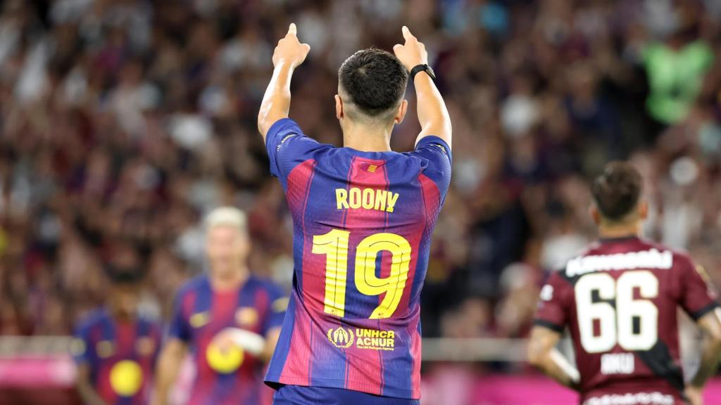 Roony marca el segundo gol del Barça