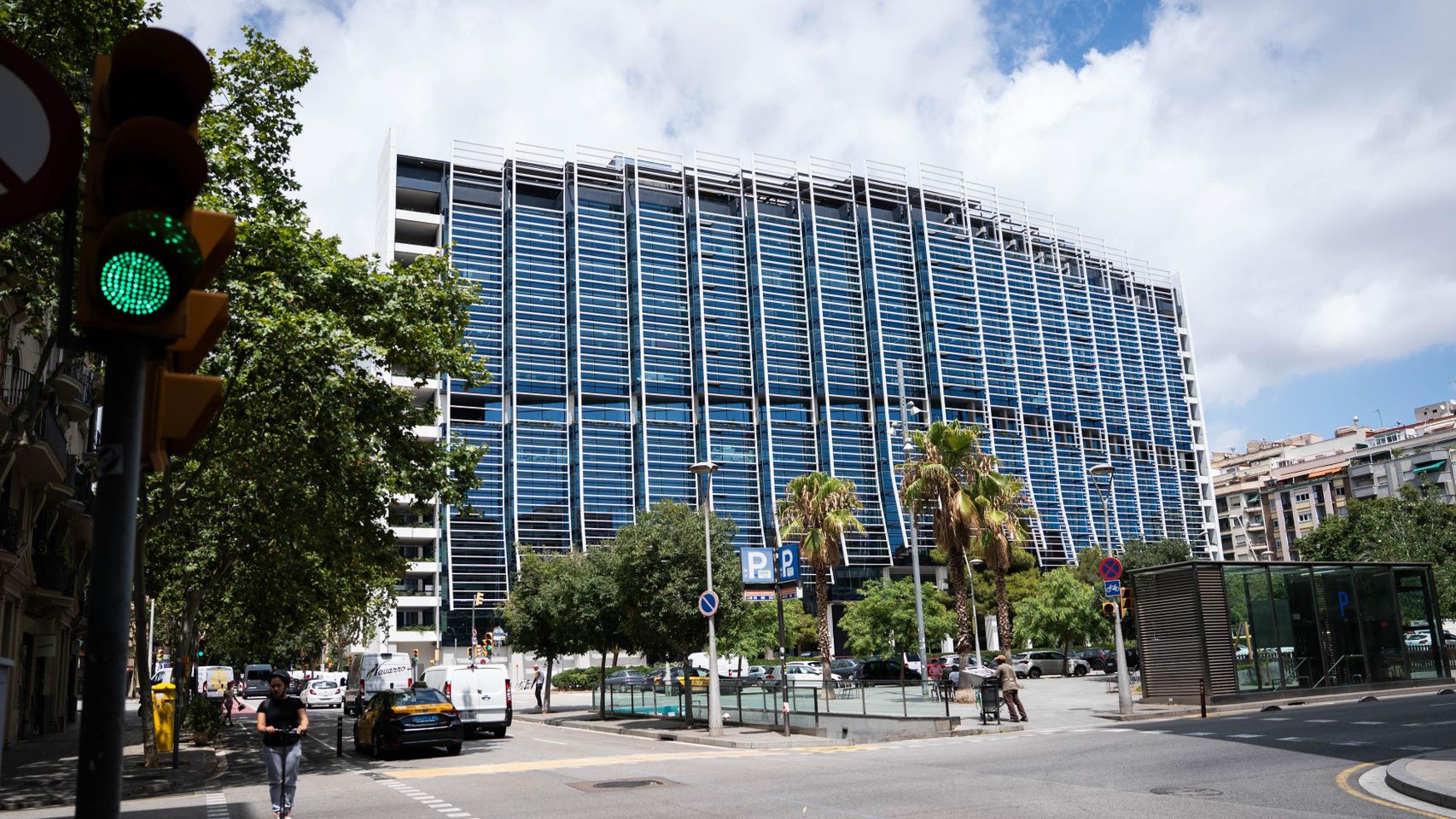 Exterior del edificio Estel de Barcelona