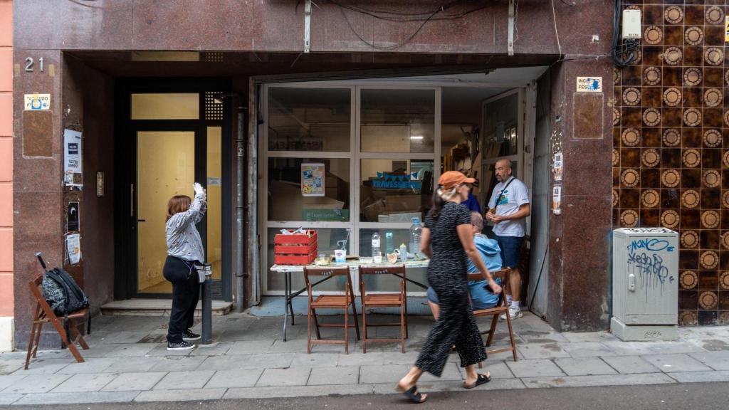 Preparació carrers de Gràcia