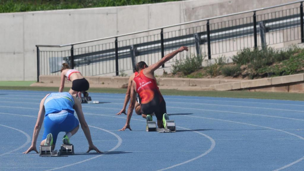 Atletas durante una competición en Can Dragó