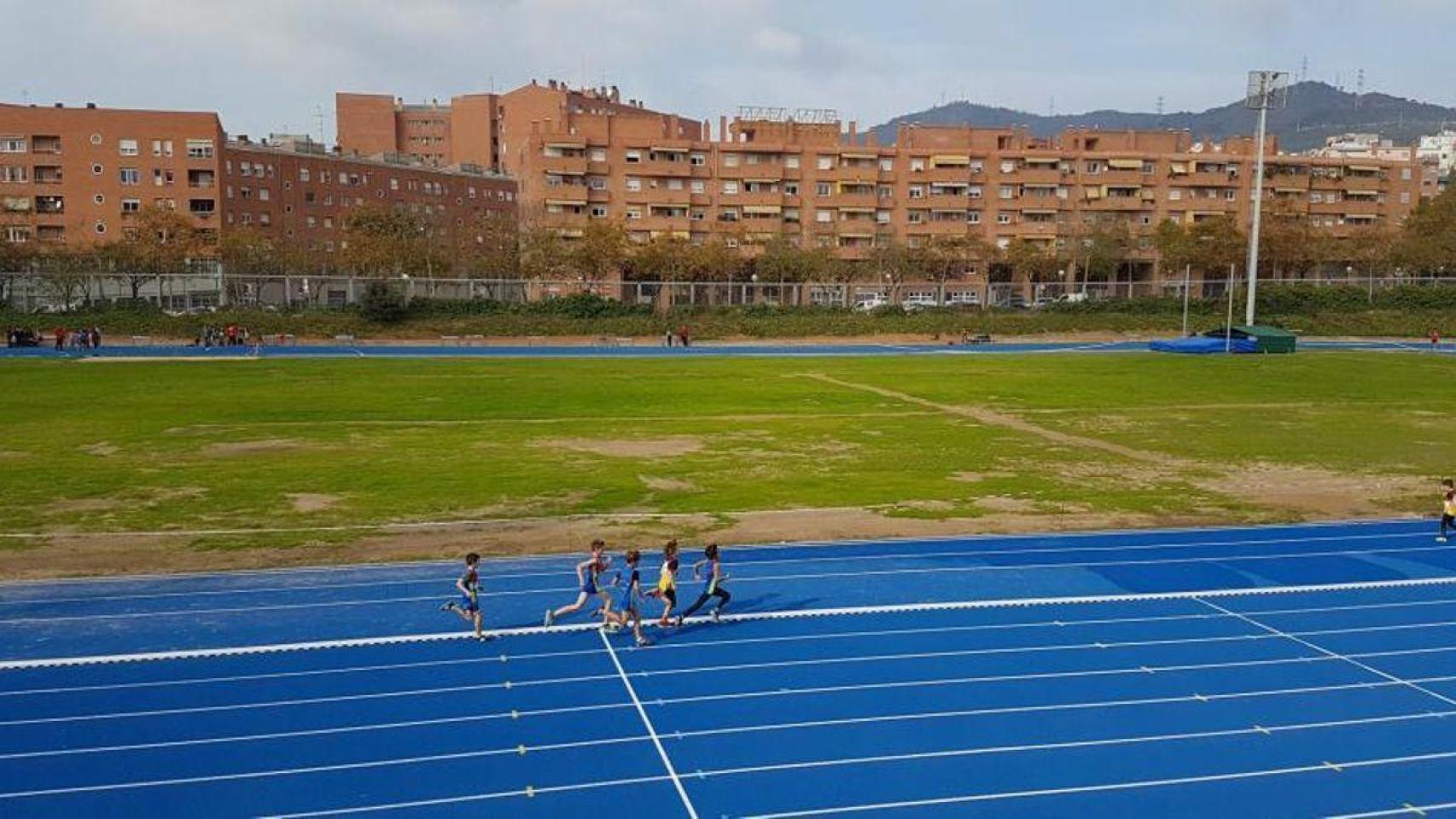 Las Pistas de atletismo de Can Dragó en Barcelona en una imagen de archivo