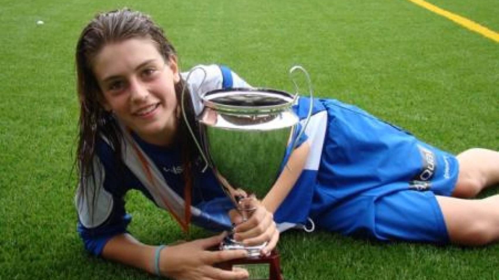 Alexia Putellas como jugadora del RCD Espanyol