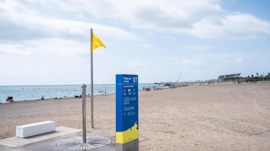 La platja del Litoral de Sant Adrià