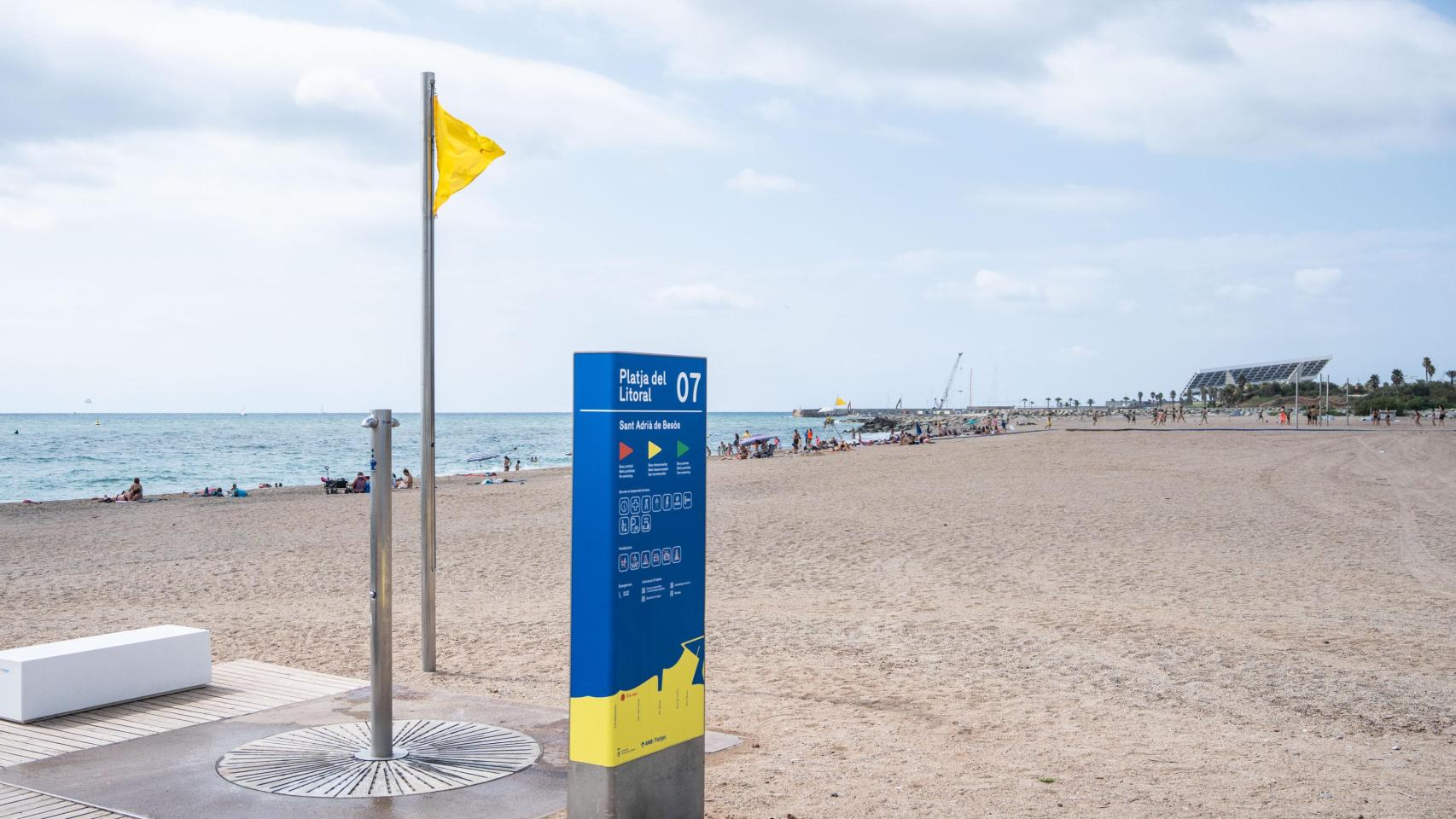 Imagen de archivo de la playa del Litoral de Sant Adrià