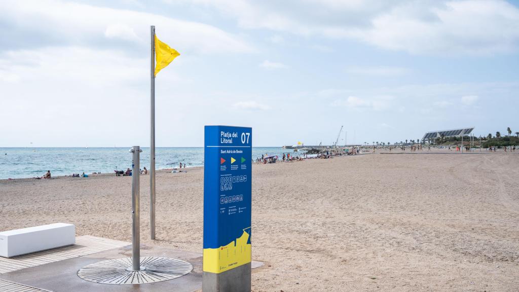 Imagen de archivo de la playa del Litoral de Sant Adrià
