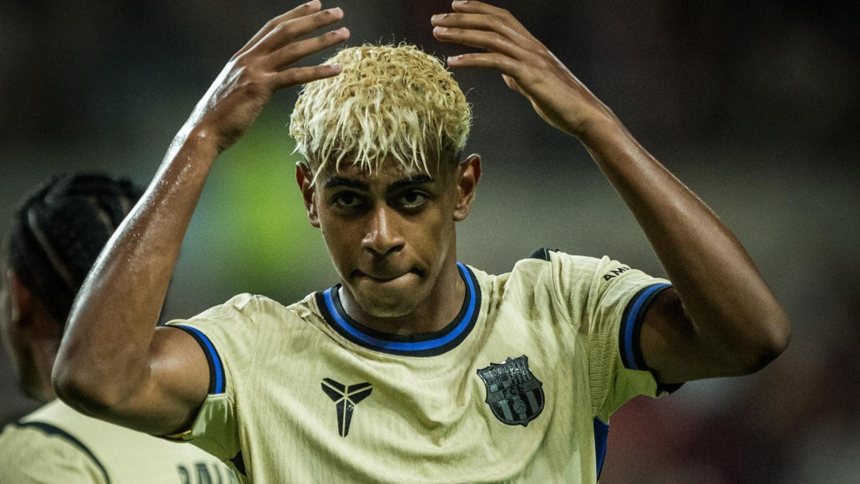 Lamine Yamal en el partido ante el FC Seoul