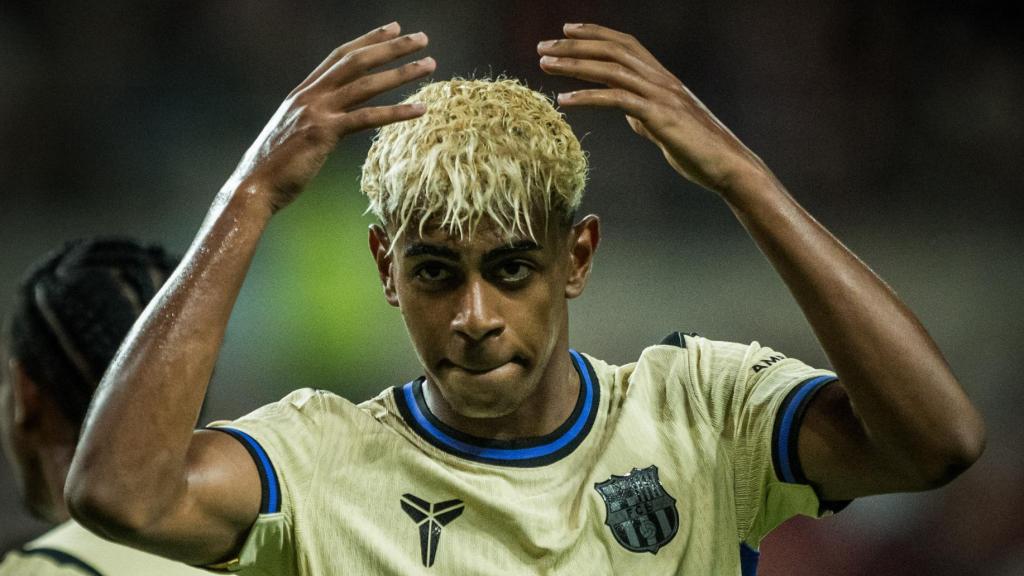 Lamine Yamal en el partido ante el FC Seoul