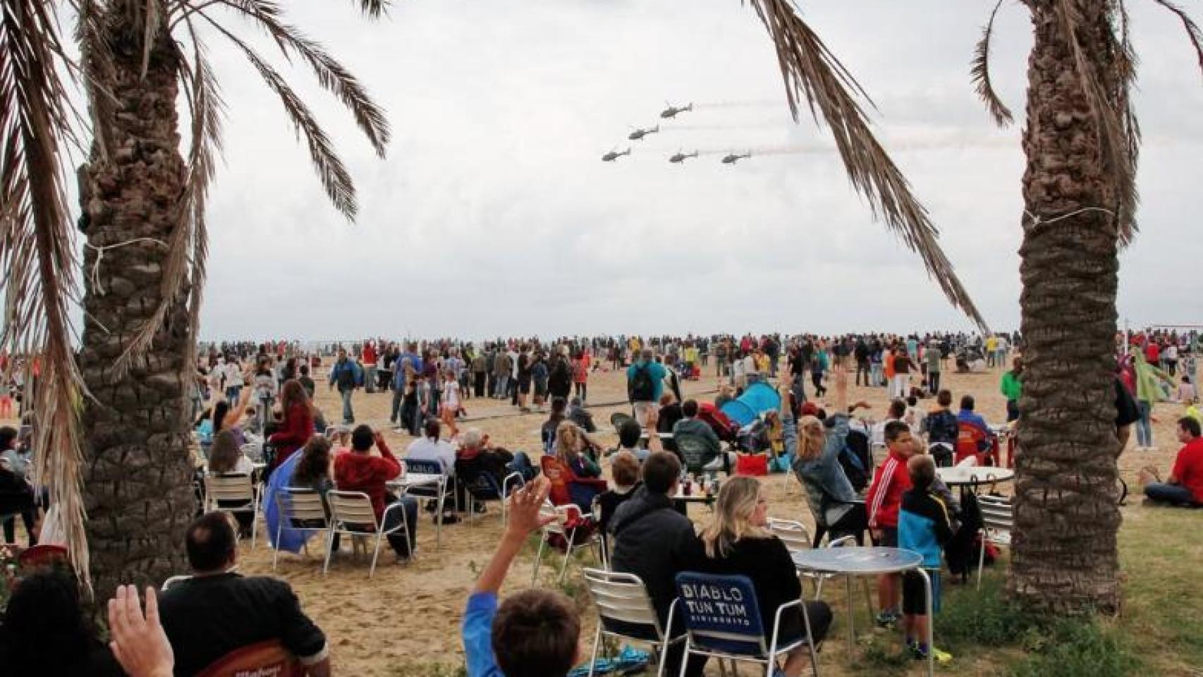 Momento de una exhibición en la Festa al Cel, en imagen de archivo