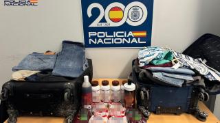 Una maleta intervenida con más de 30 kg de cocaína