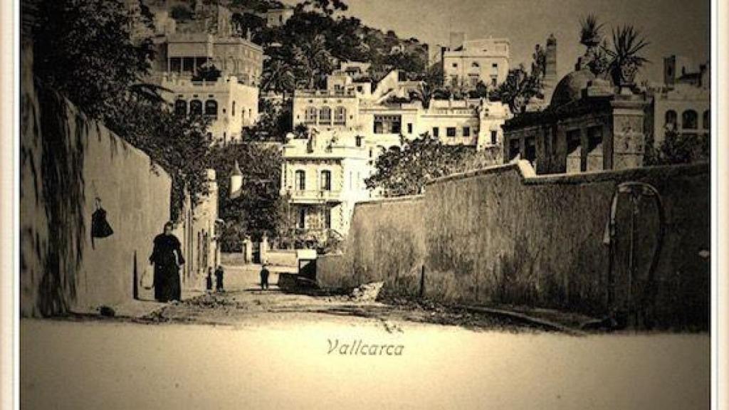 Barrio de Vallcarca antiguamente