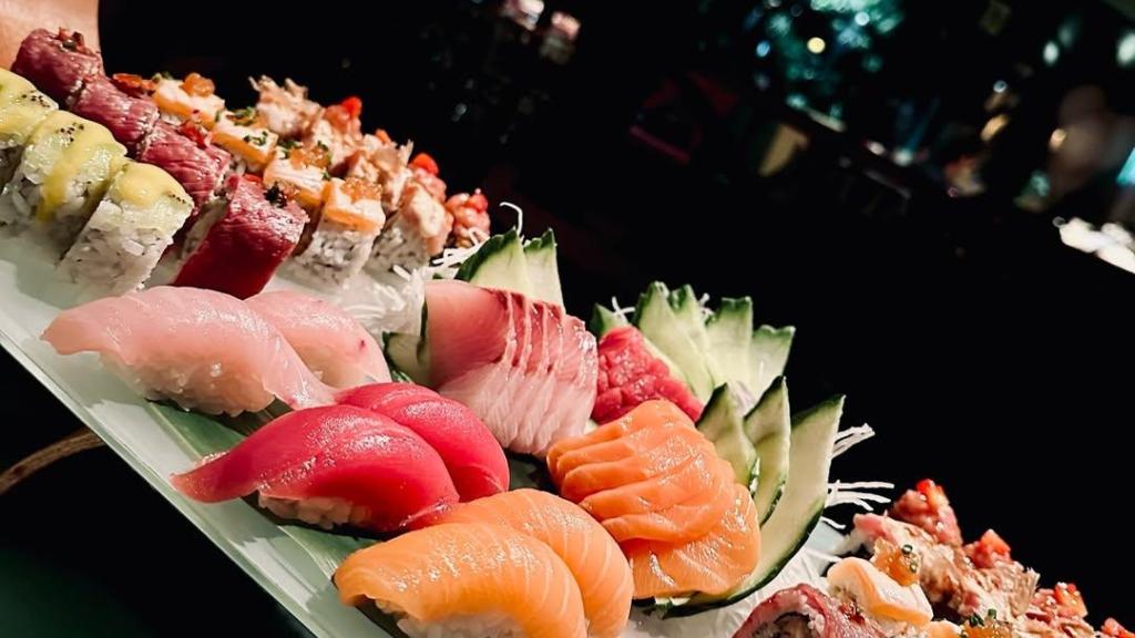 Sushi al restaurant Ikibana de Barcelona